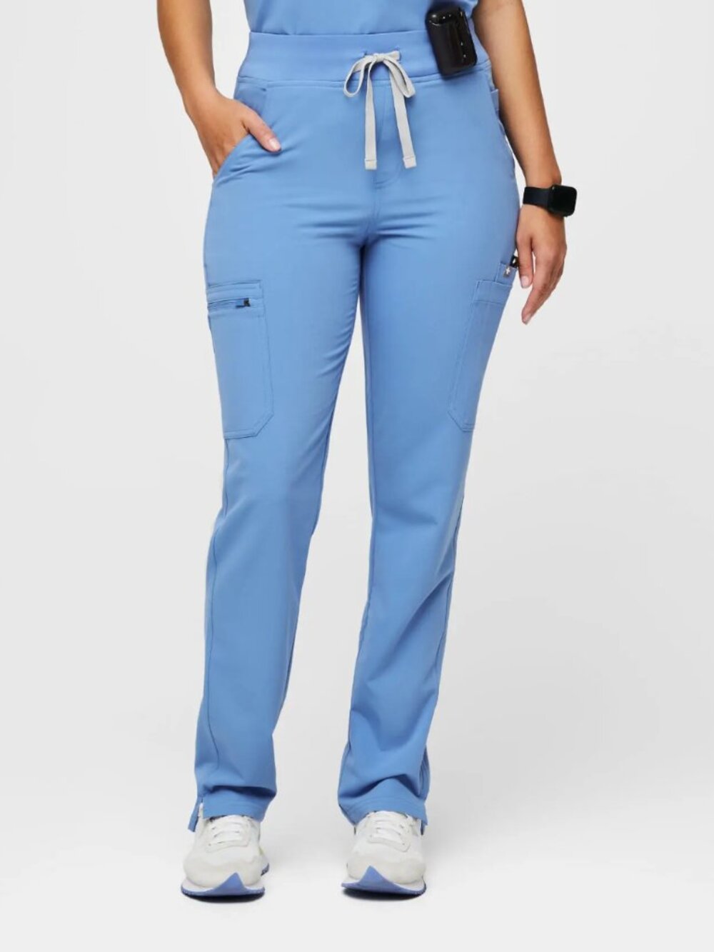 FIGS Yola Skinny Scrub Pants Ceil Blue Women's Size Large
